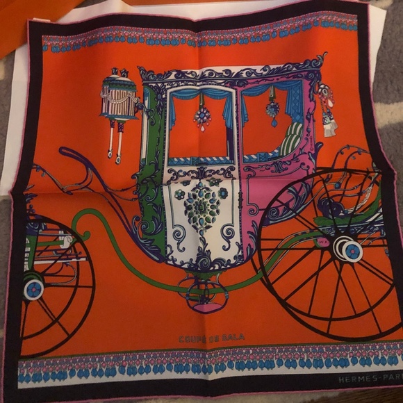Hermes Accessories - Hermes Coupe De Gala Silk Scarf - New with Tags Hermes Accessories - Hermes Coupe De Gala Silk Scarf - New with Tags